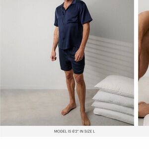 Lunya Men's Navy Boxer Set
